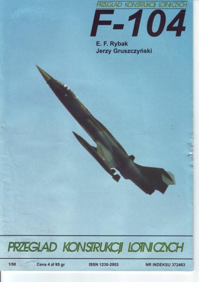 Przegląd Konstrukcji Lotniczych - F-104 Starfighter okładka.jpg