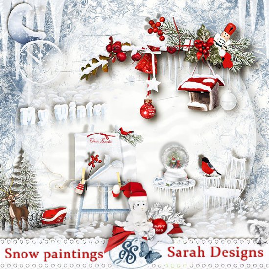 Snow paintings - Snow paintings by Sarah Designs.jpg