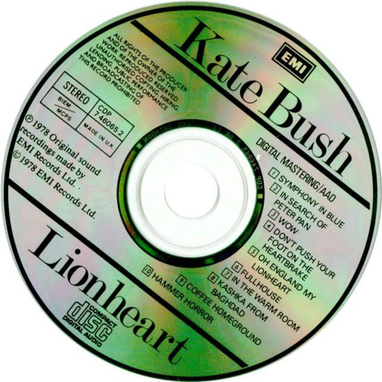 Kate Bush - Lionheart - 1978 - Kate Bush - Lionheart - cd.jpg