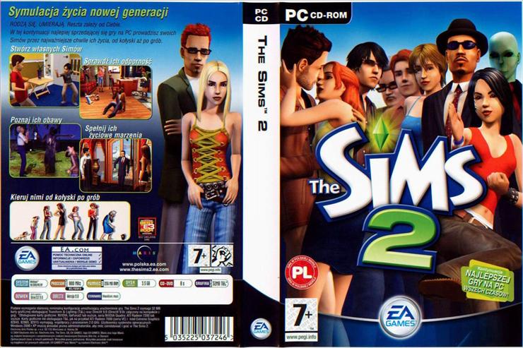 The Sims 2 PL - The Sims 2 Okładka dvd.jpg
