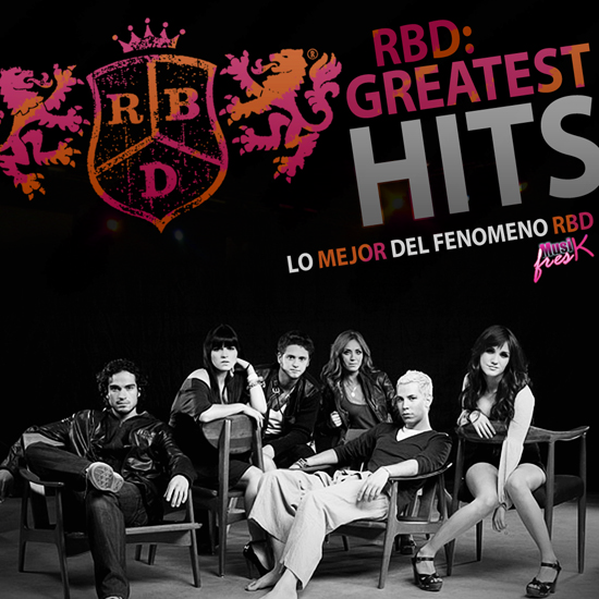 2008Greatest Hits - Lo Mejor del Tenomeno RBD - Wygląd Płyty.