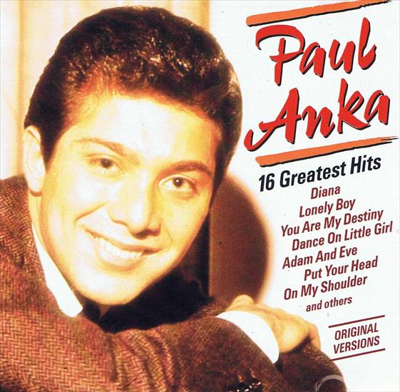 Paul Anka - 16 Greatest Hits - paul anka 16 -front.jpg