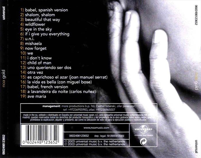 Noa- Gold 2003 - back cover.jpg