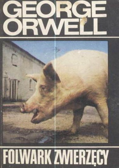 George Orwell - Folwark zwierzęcy czyta Wiesław Michnikowski - okładka książki - Alfa, 1988 rok.jpg