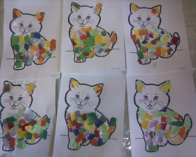Dodatkowe zajęcia plastyczne dla dzieci 3-4letnich - kolorowy kotek.jpg