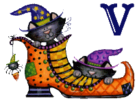 4 - HALLOWEEN CATS IN SHOE-V.gif