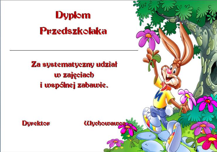 dyplomiki na zakończenie szkoly - dyplom przedszkolaka 1.jpg