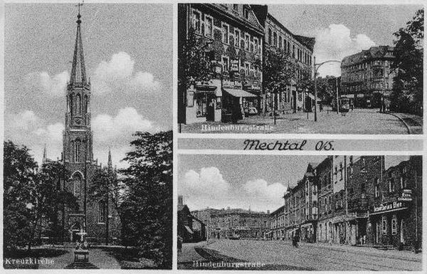 Miechowice - Miechowice _Kreuzkirche, Hindenburgstrasse 1941.jpg