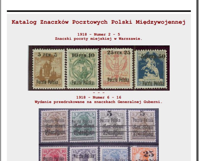 Katalogi Polskich Znaczków Pocztowych - KATALOG ZN.POCZT.POLSKI MIĘDZYWOJENNEJ.jpg