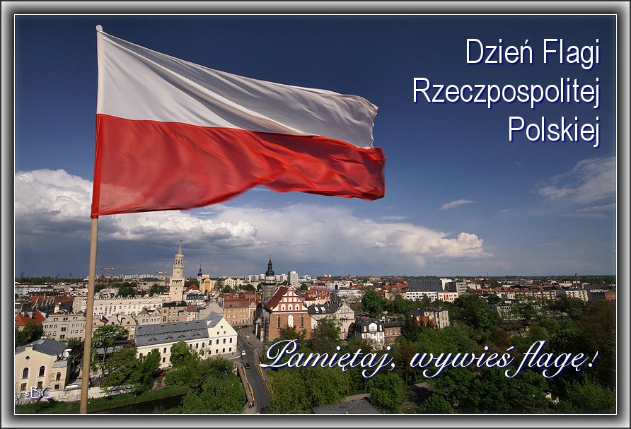 FLAGA I GODŁO POLSKI - Dzień Flagi RP 1.jpg
