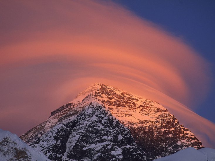 tapety - Wind Cloud Over Mount Everest, From Sagarmatha National Park, Nepal.jpg