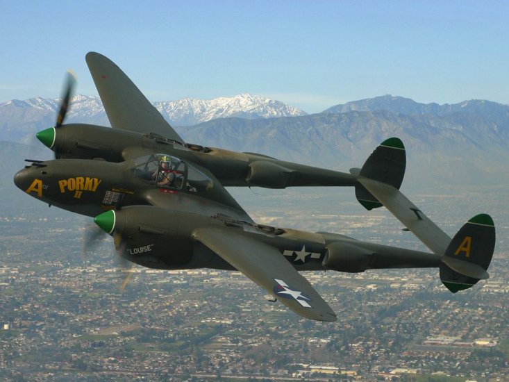 myśliwce ll wojna - Lockheed-P-38-Lightning-3.jpg