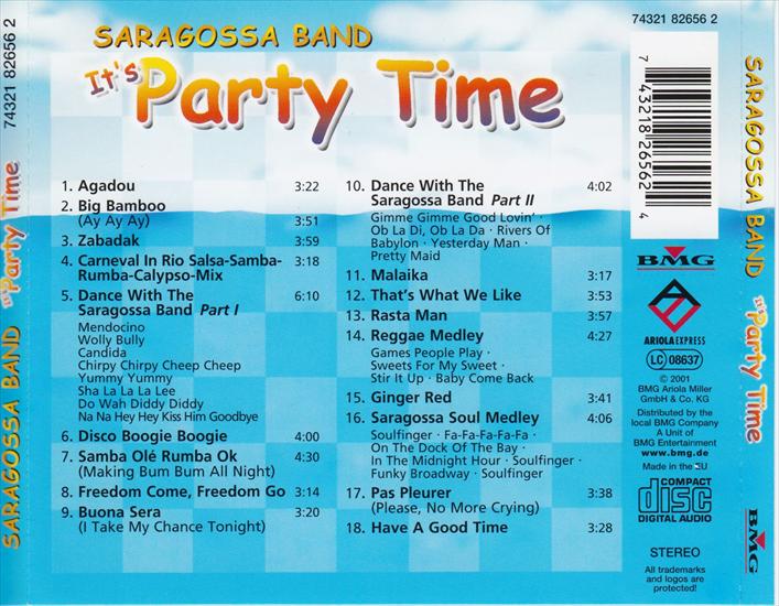 Saragossa Band - Party Time - Back.jpg