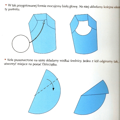 origami płaskie z koła1 - Maryja z Dzieciątkiem Jezus -2.jpg