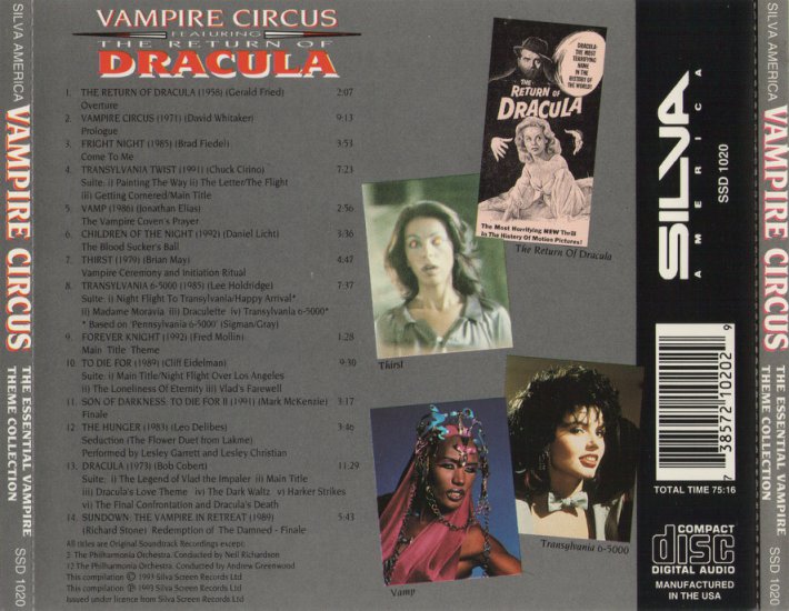 Vampire Circus - ... - Vampire Circus - The Essential Vampire Theme Collection back.jpg