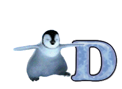 Alfabet z Pingwinkiem - 003 - D.gif