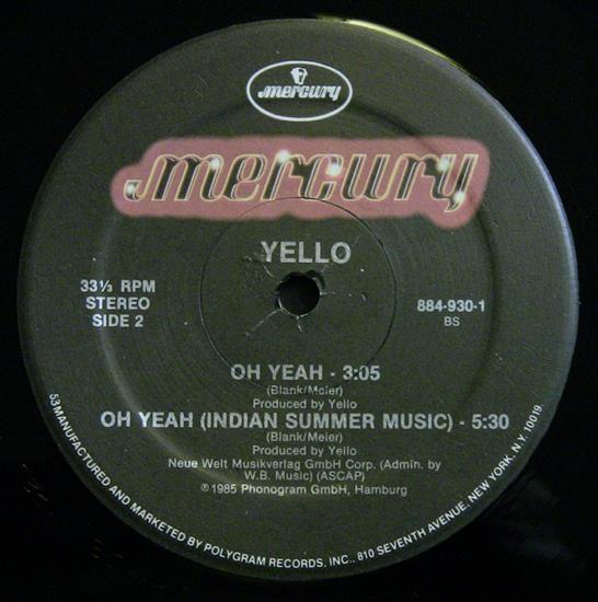 muzyka - 1986 Oh Yeah Dance Mix LP side2.jpg