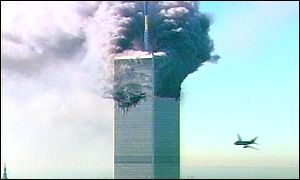   11 września 2001 World Trade Center - Zaledwie 18 minut później uderzył drugi samolot.jpg