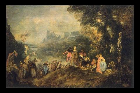 Watteau Jean-Antoine - Odjazd na Cyterę,1717.jpg