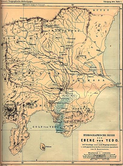 Stare mapy z różnych cześci świata - XIX i XX wiek - yedo 1879.jpg