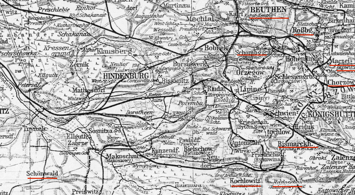 mapy Deutsches Reich 1910 - Schlesien3.gif